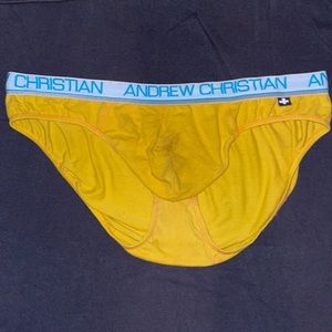 Andrew Christian yellow briefs